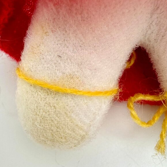 Vintage Department 56 Cat Ornament Ceramic Head Plush Body Christmas Kitty - Picture 7 of 7